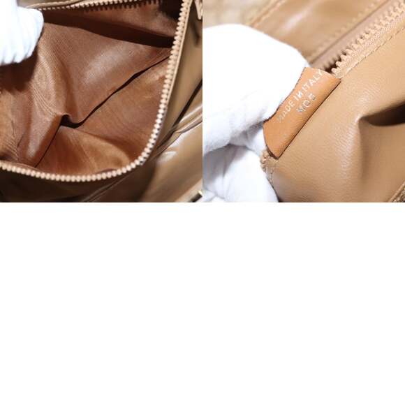 CELINE Macadam Canvas Shoulder Bag Pvc Beige Gold - Picture 13 of 13